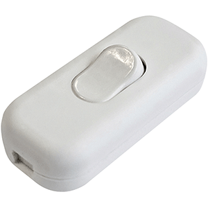 Interruptor de paso 2.5A blanco