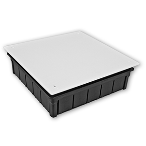 Caja con tornillos para empotrar 200x200x65mm