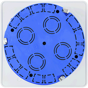 Caja redonda para tabiques huecos T/C 100x46mm pladur