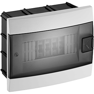 Caja de distribución empotrable 8 módulos