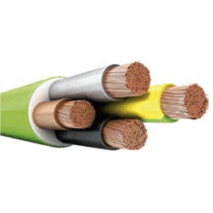 Manguera libre halógenos verde cable 3x2.5mm² 5m