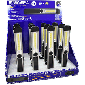 Linterna de trabajo LED smd/cob 4W 5 funciones