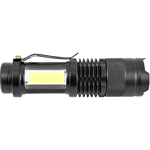 Linterna LED CREE XPE + COB modelo Pocket.