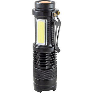 Linterna LED CREE XPE + COB modelo Pocket.