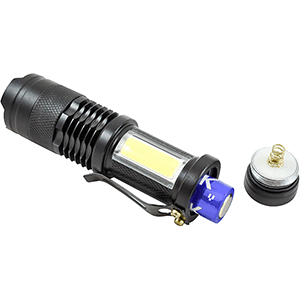 Linterna LED CREE XPE + COB modelo Pocket.