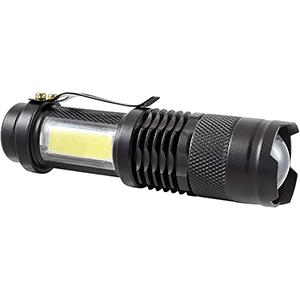 Linterna LED CREE XPE + COB modelo Pocket.