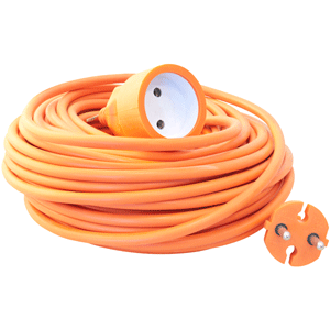 Alargo manguera HV05VV-F 2x1mm² 20m naranja