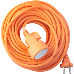 Alargo manguera HV05VV-F 2x1mm² 20m naranja