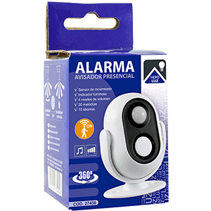 Alarma avisador presencial