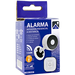 Alarma avisador presencial a distancia