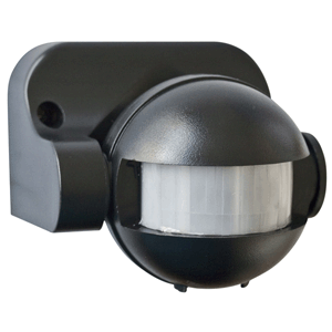 Detector de movimiento 180º AC 12m negro