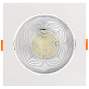 Downlight LED cuadrado 7W 6400K, color blanco 