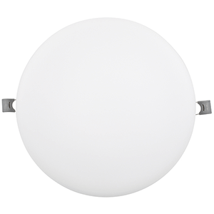 Panel LED redondo sin marco ajustable. 16W 6400K, color blanco