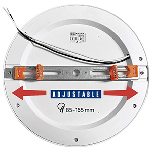 Downlight LED 18W 3CCT con sensor, color blanco