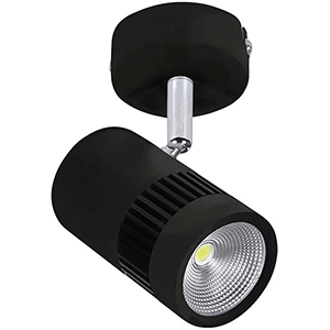 Foco led COB 8W 4200K negro