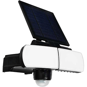 Luz solar con sensor 8W, color negro