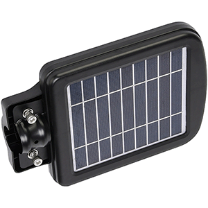 Farola calle solar LED 50W 6400K negro