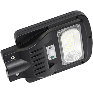 Farola calle solar LED 50W 6400K negro