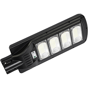 Farola calle solar LED 200W 6400ºK negro