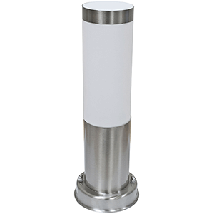 Farol para suelo E27 60W 325x110mm IP44 Inoxidable