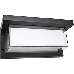 Aplique LED SMD jardín 20W 4200ºK negro