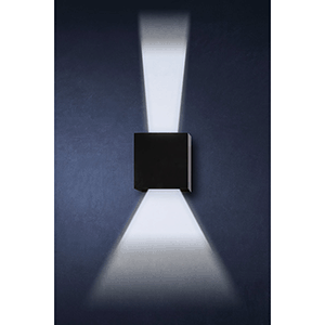 Aplique de jardin LED 4W 4200ºK, color negro
