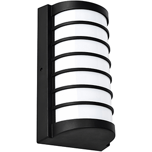 Aplique LED jardín 24W 4200ºK Negro