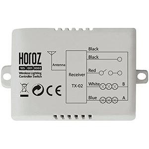 Controlador luz con mando 2 canal 