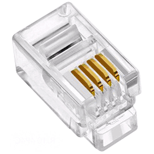 Conector modular 4P4C RJ10