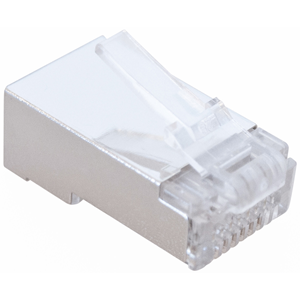 Conector modular blindado 8P8C RJ45  