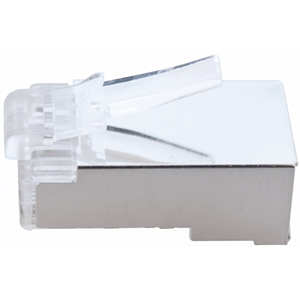 Conector modular blindado 8P8C RJ45  