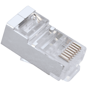 Conector modular blindado 8P8C RJ45  