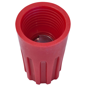 Conector a rosca con muelle 2x10mm rojo