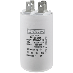 Condensador 18uF motor 450Vac