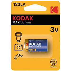 Pila de litio Kodak K123LA 3V