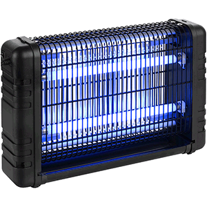 Parrilla mata insectos LED ABS 2X4W