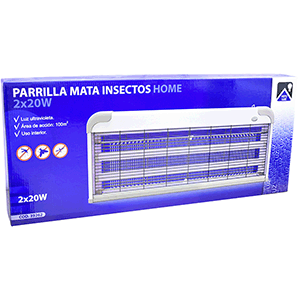 Parrilla mata insectos 2x20W Home