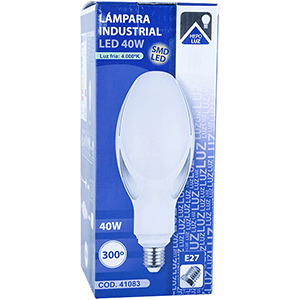 Lámpara industrial led E27 40w 4000K