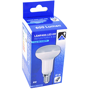 Lámpara LED R50 E14 8W 6000K 600lm