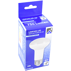 Lámpara LED R63 E27 10W 6000K 750lm