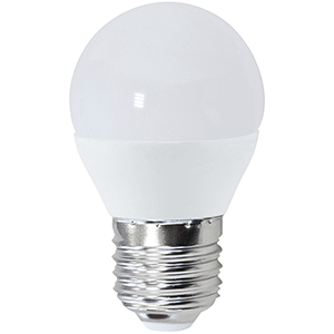 Lámpara esférica SMD LED E27 5W 6000ºK