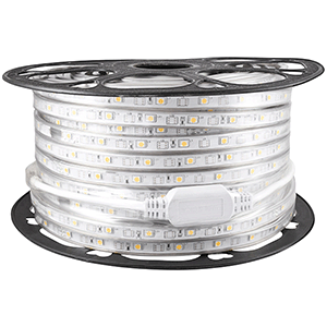 Rollo tira LED 220V 5W/m 3000K IP65 50m