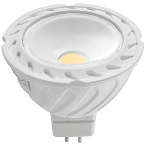 Lámpara LED COB dicroica ABS MR16 8W 3000ºK 12V