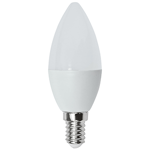 Lámpara LED vela E14 6W 3000ºK