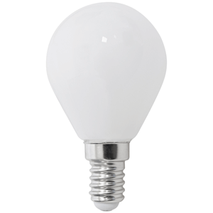 Lámpara LED opal esférica E14 5W 6000ºK