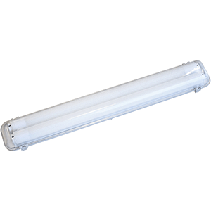 Pantalla estanca LED  c/tubo 2X9W 6000ºK 1 punta