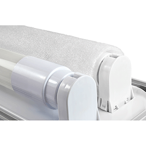 Pantalla estanca LED  c/tubo 2X9W 6000ºK 1 punta