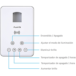 Flexo de lectura led blanco