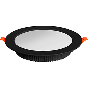 Downlight LED redondo 20W 7000K negro