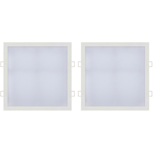 Panel cuadrado LED 18w 2700ºK (set 2 uds)